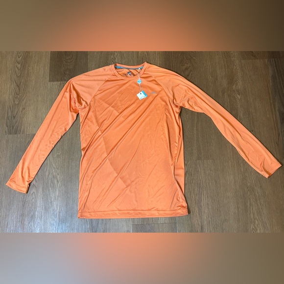 Gen Teal Other - GenTeal Performance Men's Small Orange Long Sleeve Top Fishing Outdoor Shirt